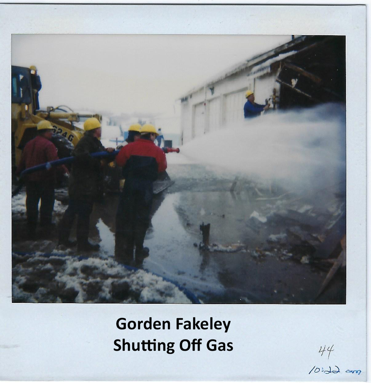 Gorden Fakeley Shutting off gas