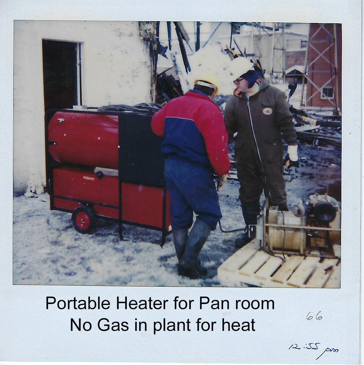 Heat for pan room