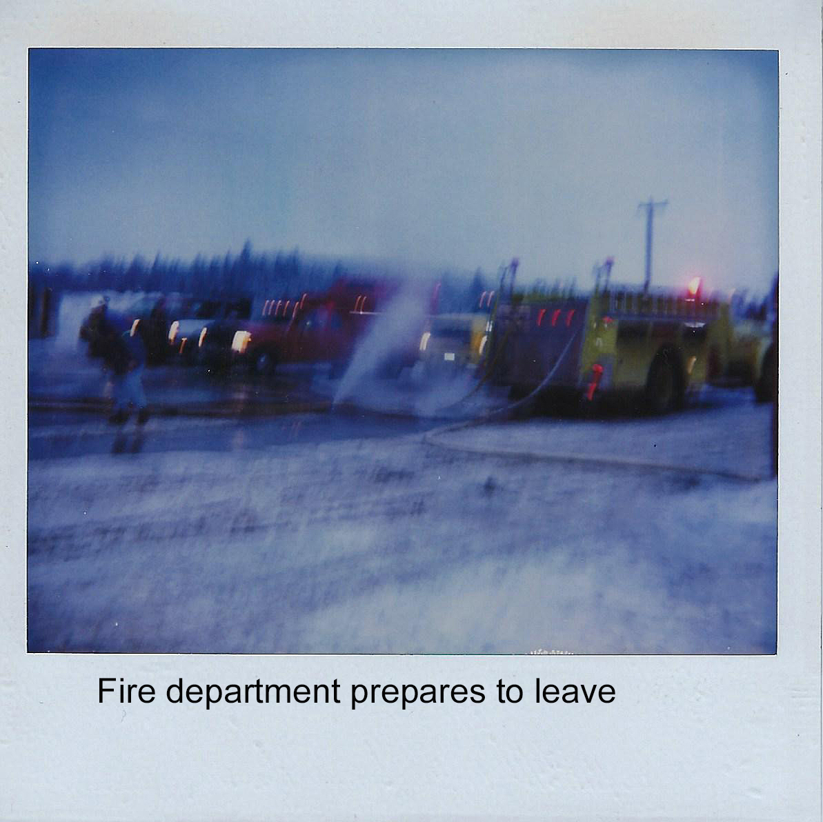 Fire Department prepares to leave
