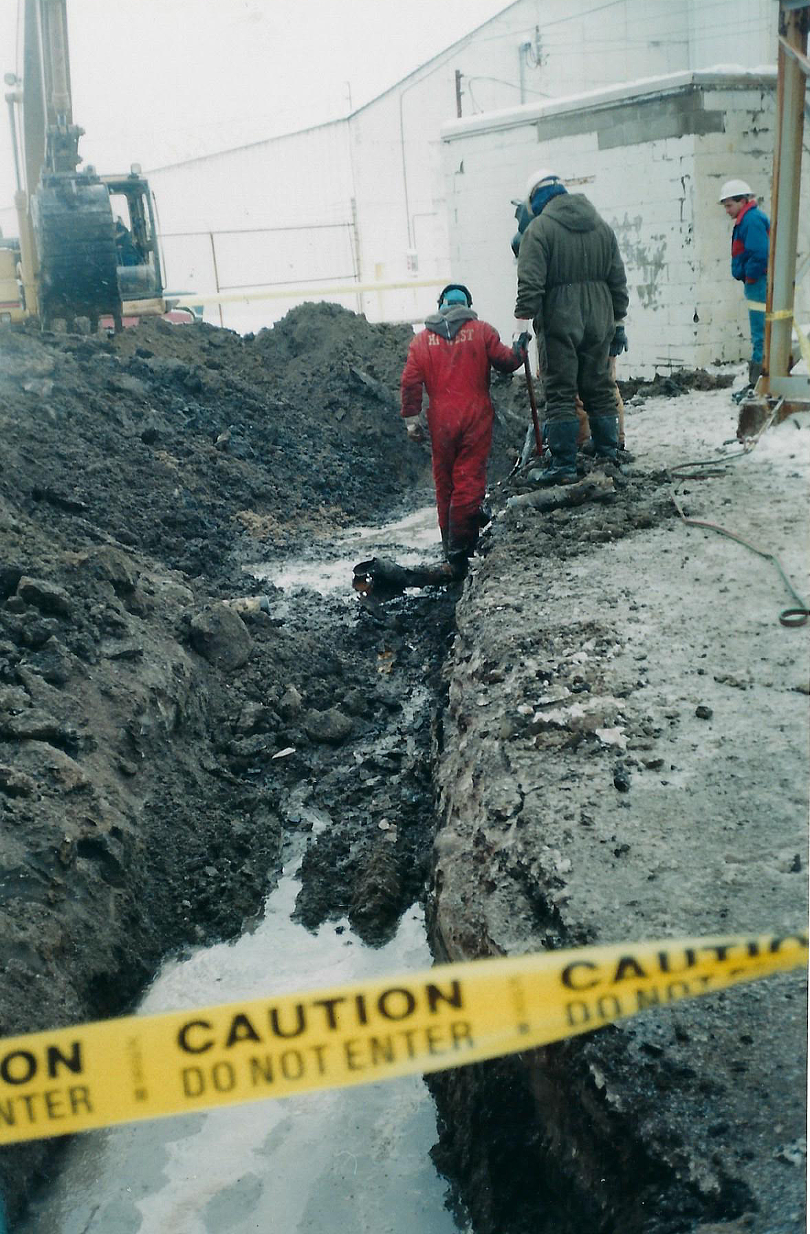 Digging pipeline